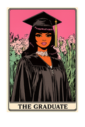 The Graduate Tarot DTF ready to press iron on transfer for clothing t-shirts and hoodies