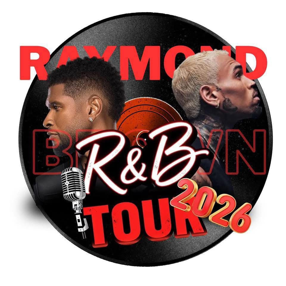 Chris Brown and Usher Disc DTF Ready to press Iron on for clothing t-shirts hoodies concert