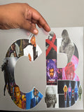 Chris brown initial concert iron on transfer ready to press hot peel