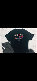 Chris brown initials collage concert t-shirt