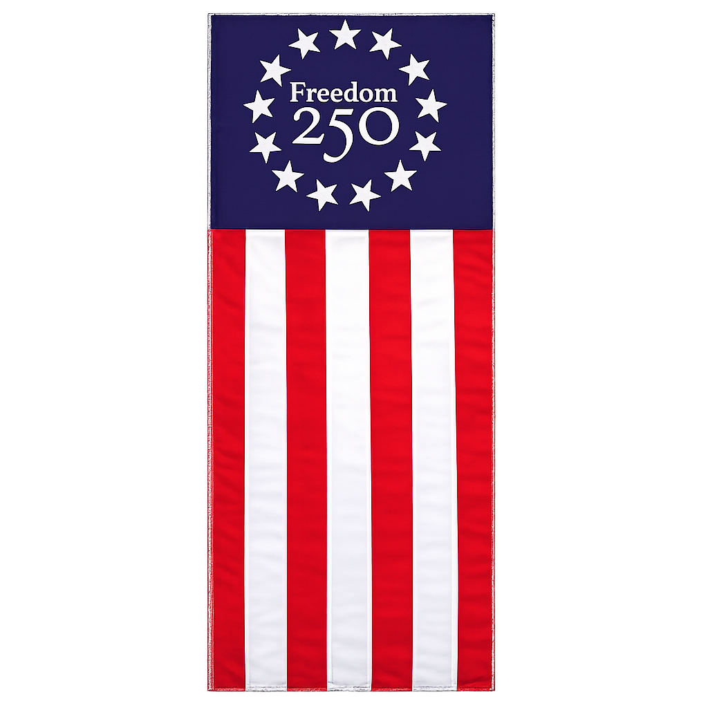 Freedom 250 DTF ready to press iron on transfer for clothing t-shirts and hoodies
