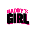 Daddy's Girl PINK DTF ready to press iron on transfer for clothing t-shirts and hoodies