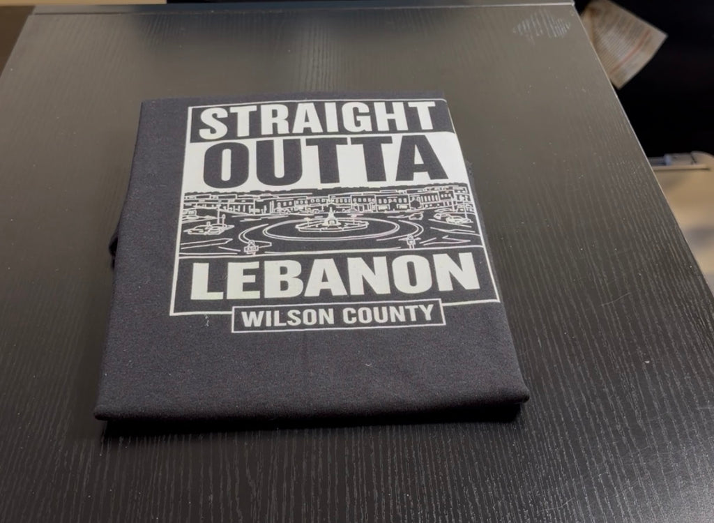 Straight Outta Lebanon Short Sleeve Tshirt