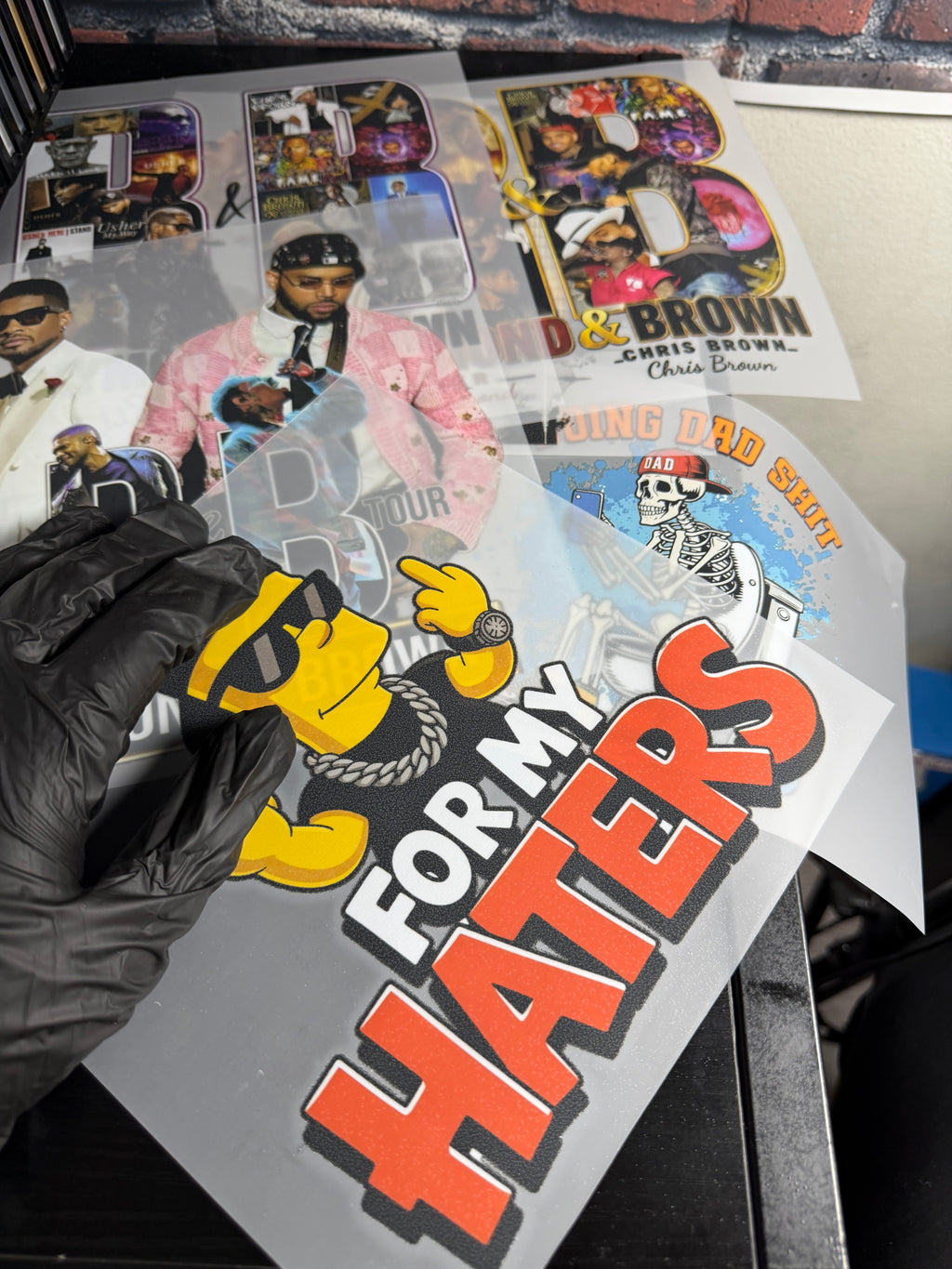 BART simpson For my haters DTF iron on transfers