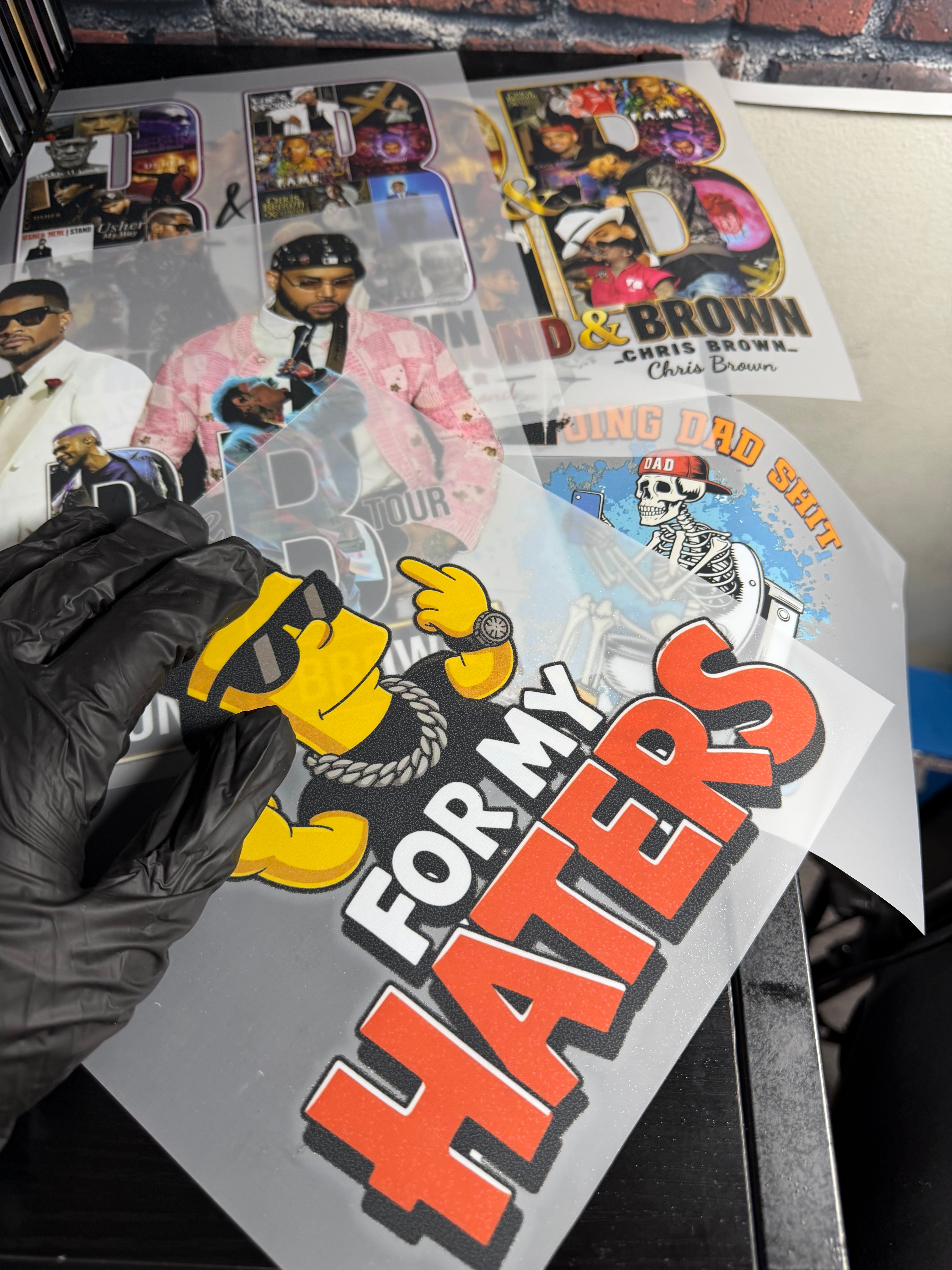 BART simpson For my haters DTF iron on transfers