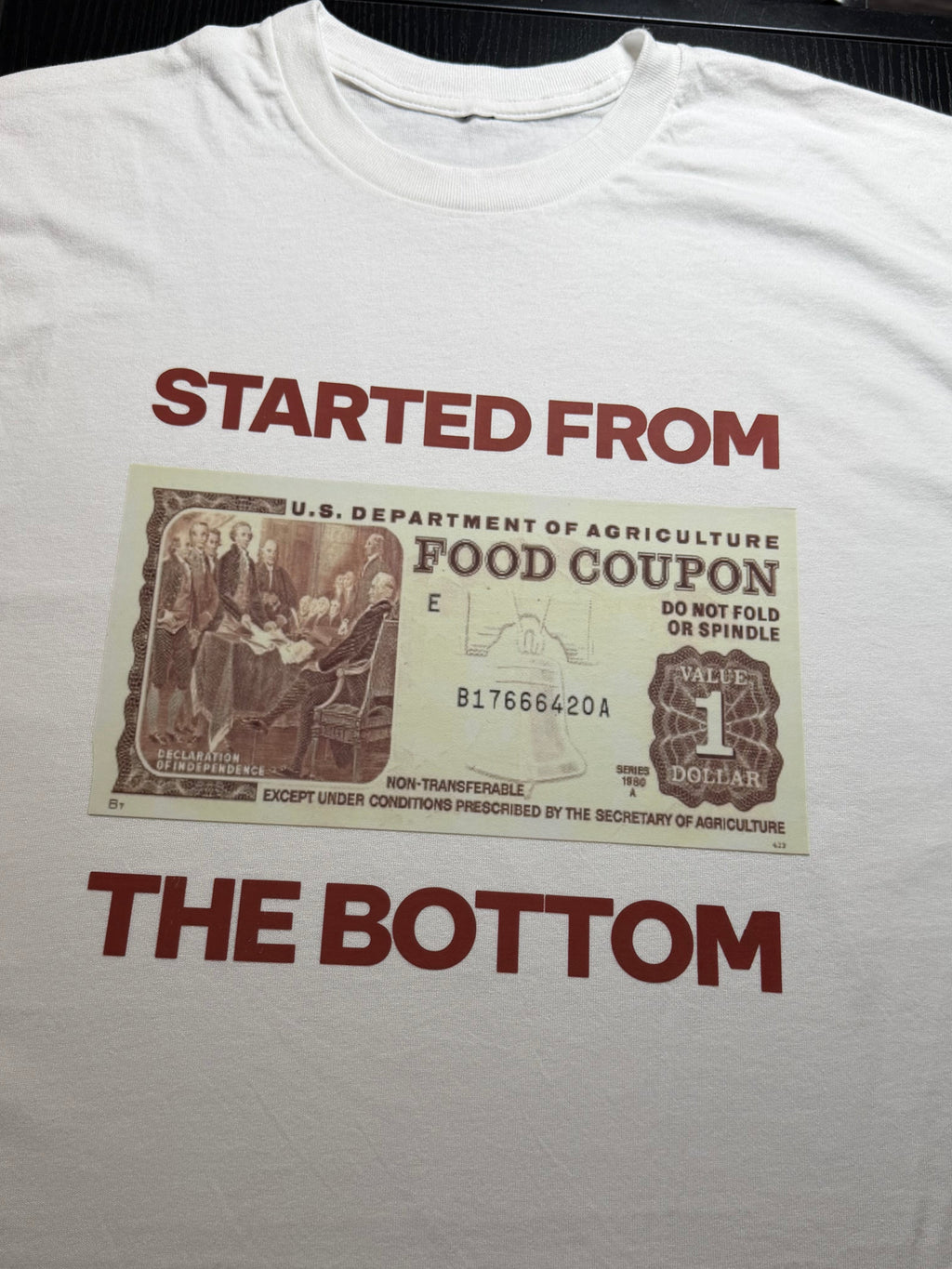 Started from the bottom stamps Tee - Adult