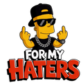 BART simpson For my haters DTF iron on transfers