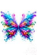 Butterfly DTF ready to press iron on transfer for clothing t-shirts and hoodies