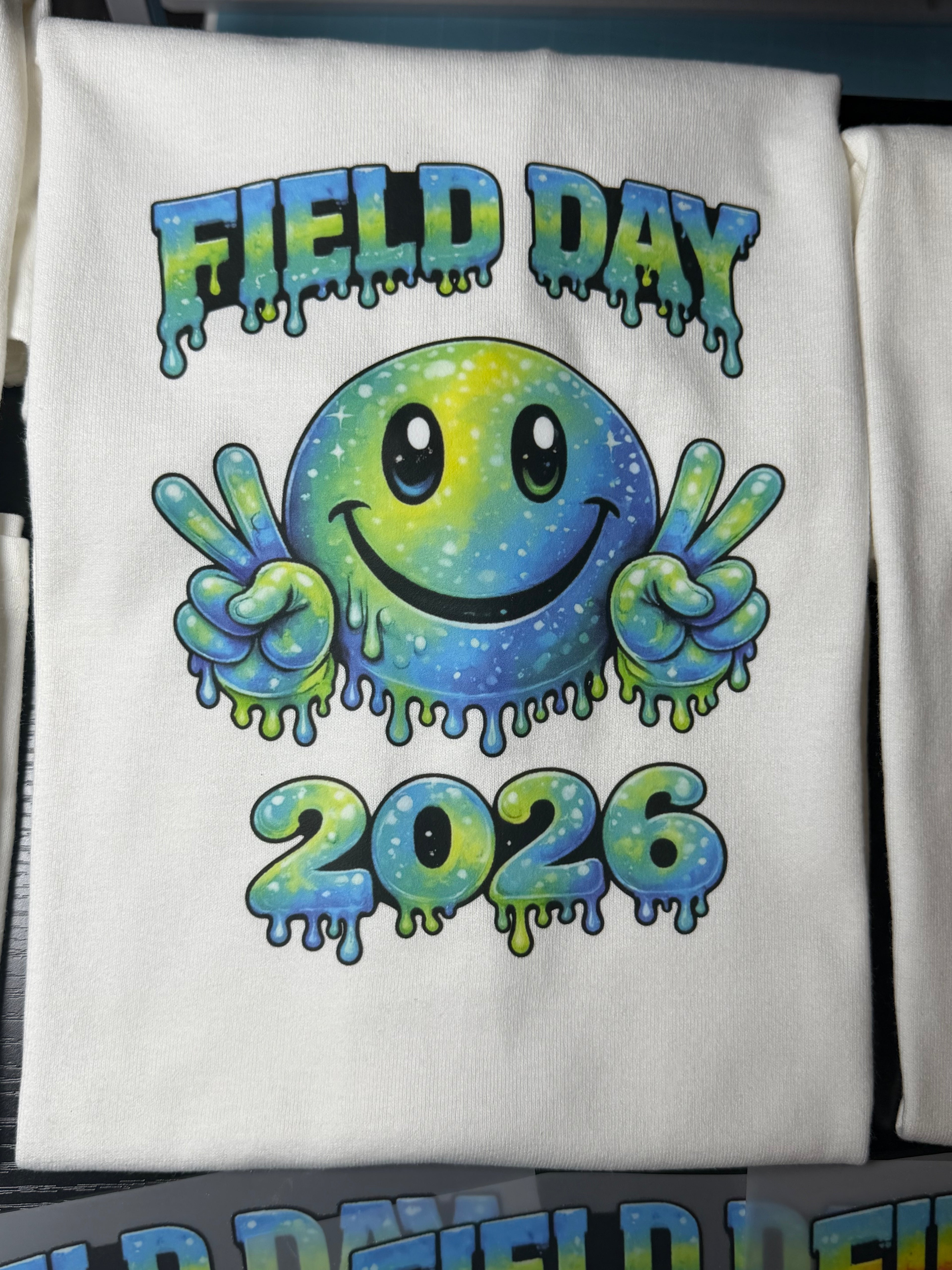 Field Day 2026 Green/Blue Youth T-shirt