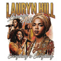 Lauryn Hill DTF ready to press iron on transfer for clothing t-shirts and hoodies concert ready
