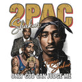 2Pac DTF ready to press iron on transfer for clothing t-shirts and hoodies