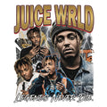 Juice Wrld DTF ready to iron on transfer for clothing, t-shirts, and hoodies