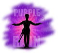 Purple Rain DTF Iron on transfer for clothing t-shirts and hoodies