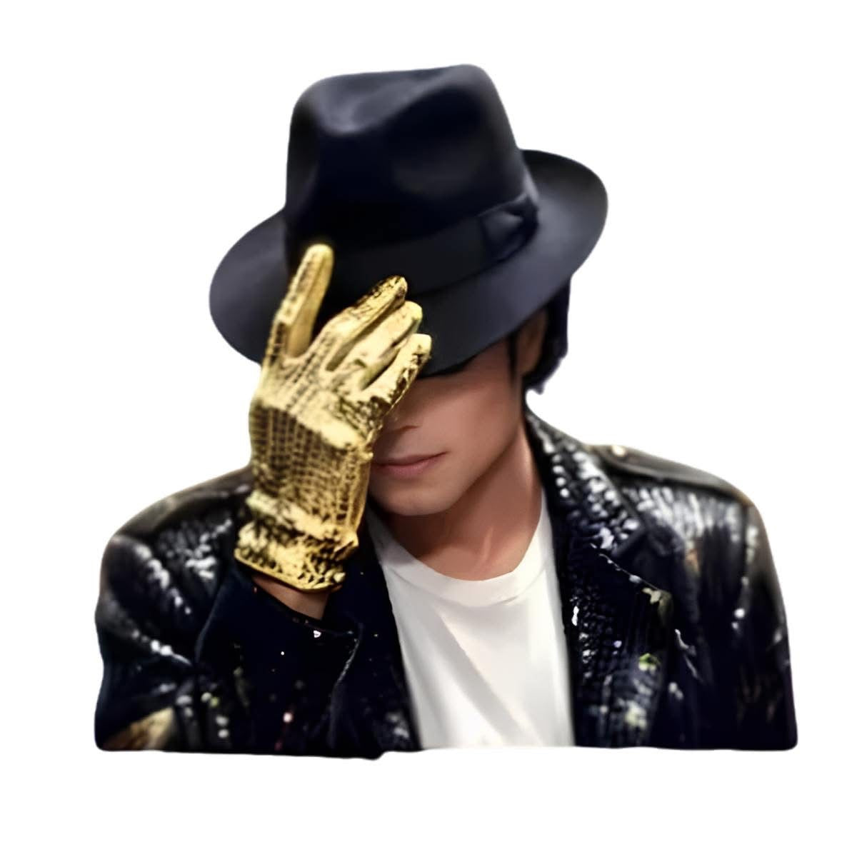 MJ gold glove DTF iron on transfer concert ready