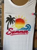 Summer sunset Airbrush tshirt