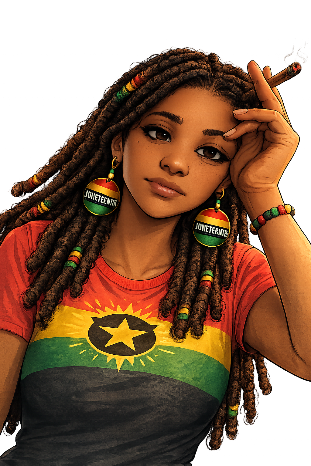 Juneteenth Freedom DTF ready to press iron on transfer for clothing t-shirts and hoodies