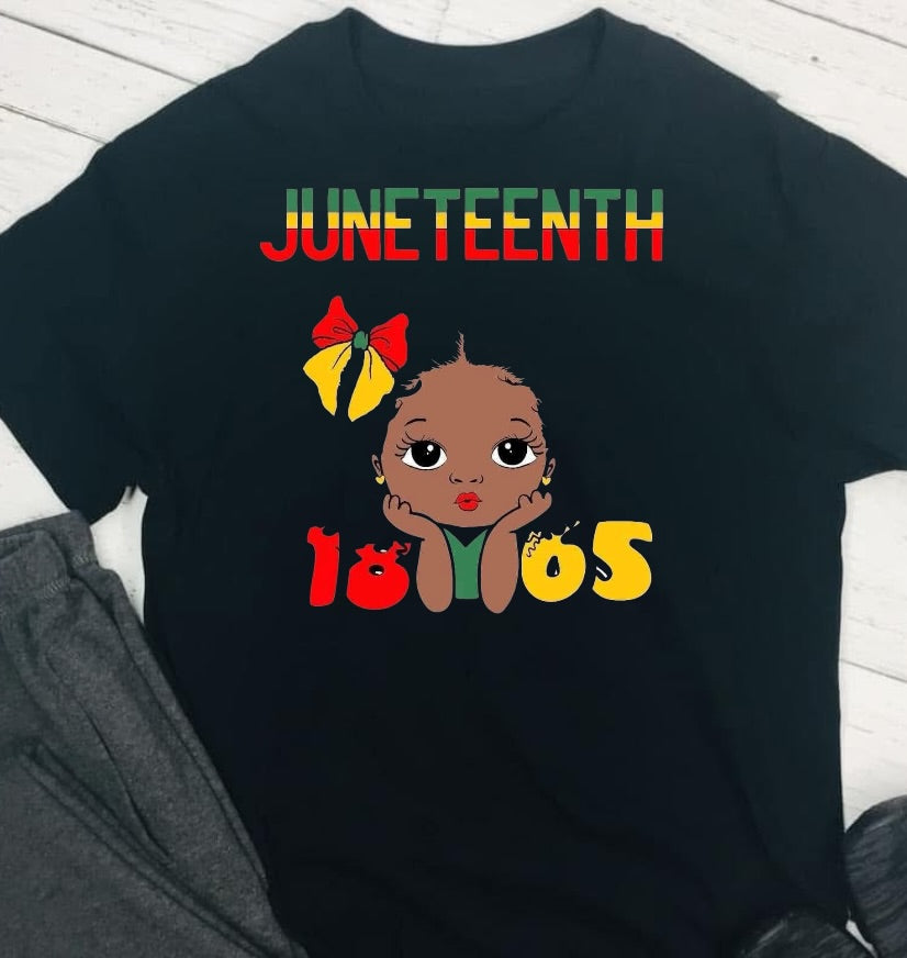 Juneteenth 1865 Cute DTF T-shirt