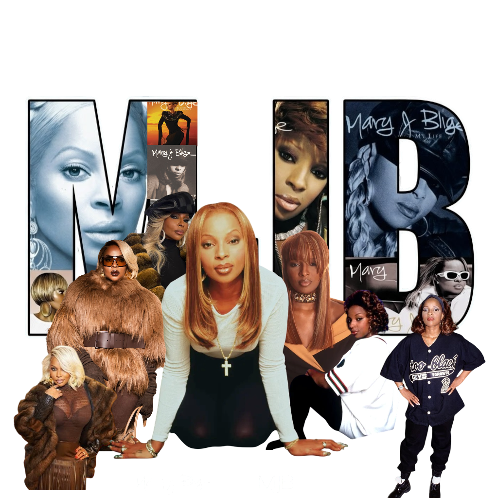 Mary J Blige MJB DTF ready to press iron on transfer for clothing t-shirts and hoodies concert ready