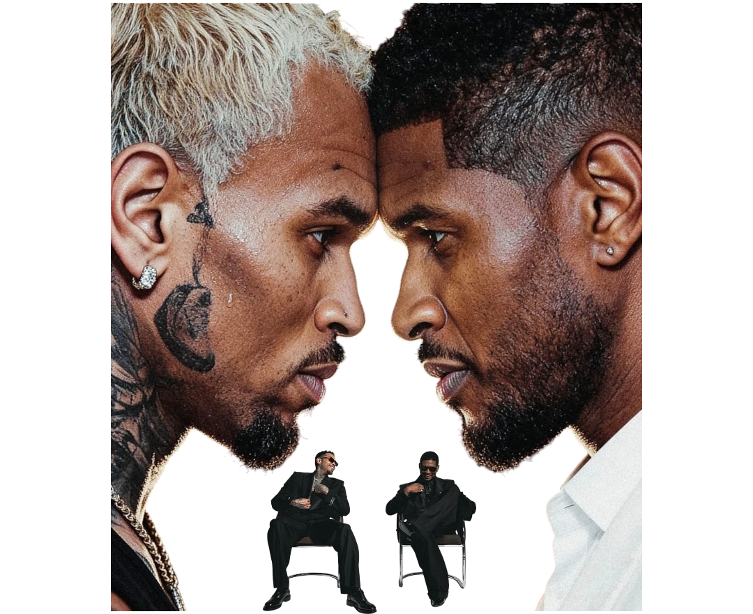 Chris Brown Usher R&B Tour DTF ready to press iron on transfer for clothing t-shirts and hoodies concert ready