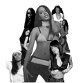 Aaliyah DTF ready to iron on transfer for clothing t-shirts and hoodies