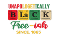 Unapologetically BlacK DTF Iron on ready to press transfer for clothing t-shirts and hoodies