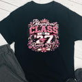The Magnificent Class of 27' Running the world 24/7 Pink/Pink Cap DTF T-Shirt