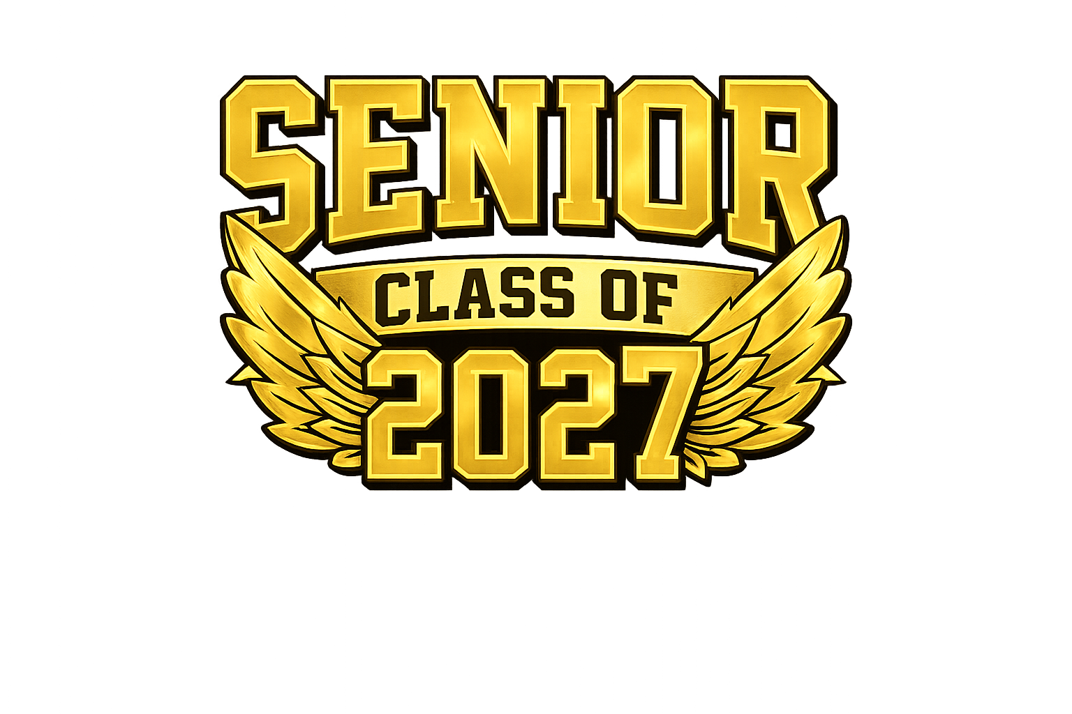 Senior 2027 DTF ready to press iron on transfer for clothing t-shirts and hoodies