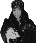 Aaliyah DTF ready to press iron on transfer for clothing t-shirts and hoodies